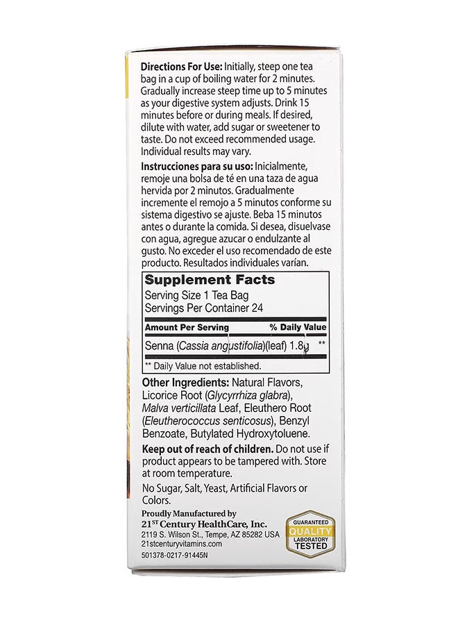 21st Century Herbal Slimming Honeylemon Tea 24 Tea Bags - Image 2